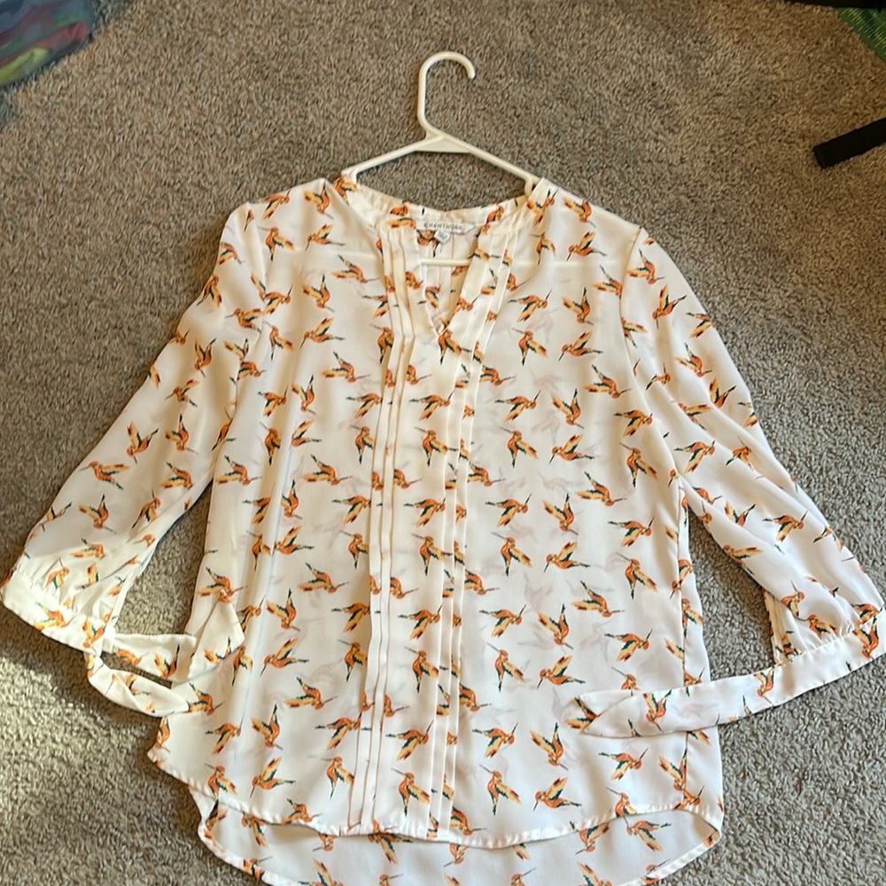 41 Hawthorne size s 3/4 sleeve top